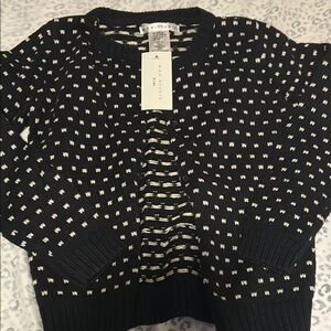 Max Studio Black and Gold Cardigan - 5/6 NWT